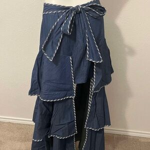 CQ by CQ denim tiered skirt size small